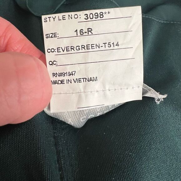 Dessy Collection Womens Evergreen Blouson Overlay Maxi Dress Size 16-R - Picture 7 of 8